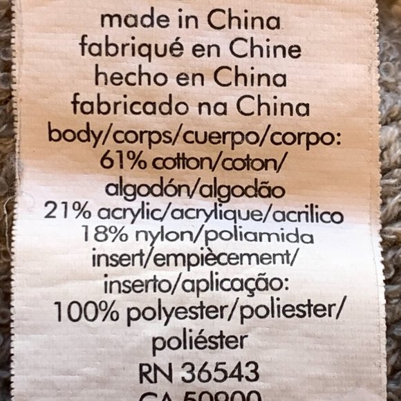 Calvin Klein Pullover Sweater Knit Tunic Ivory and Gray Long Sleeve Womens Large - Picture 8 of 8